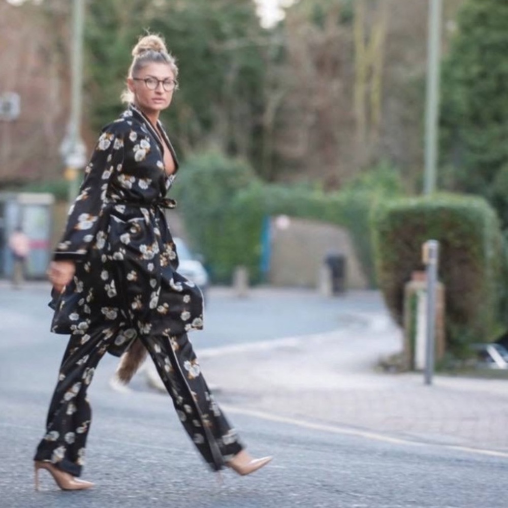 Zara 2 piece kimono set